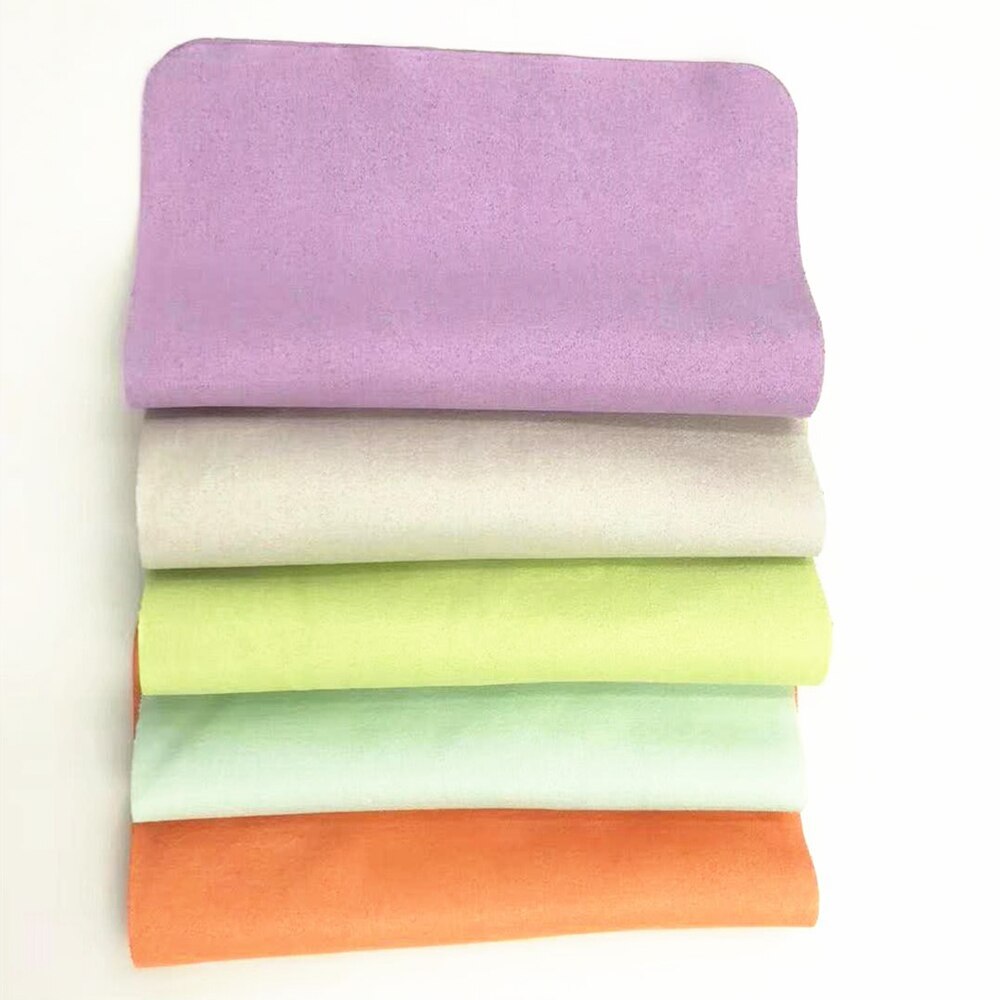 5Pcs Microfiber Cleaning Cloth Duster Scouring Pad Soft Cloth Wash Towel Napkin Glasses Wipe for Phone Screen Lens Glasses