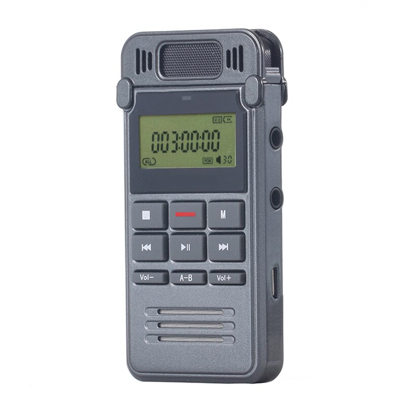 8Gb Voice Recorder Usb Lcd Mini Dictafoon Digitale Audio Voice Recorder Met Wav MP3 Speler Voice Recorder