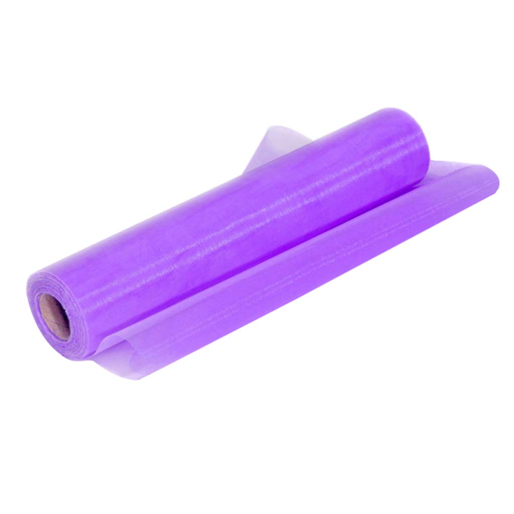Rollo de tela de tul transparente tutú carrete hilo de Nylon para coser Prom decoración mesa boda decoración: Purple