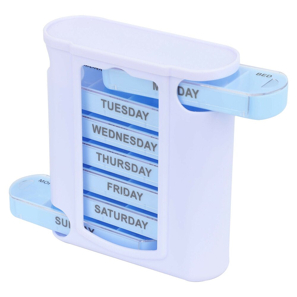 7 Days A Week Medicine Box Pill Holder Medicine Box Medicine Box Container Set Stash Container pill container pill box pill case: Default Title