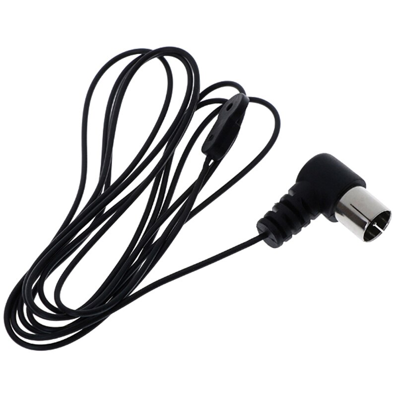 Dlenp-antennes fm-antenne 75 ohm ongebalanceerd voor natuurlijk geluid stereo-ontvanger voor fm-radio/hifi/dab/tv binnengebruik zwart