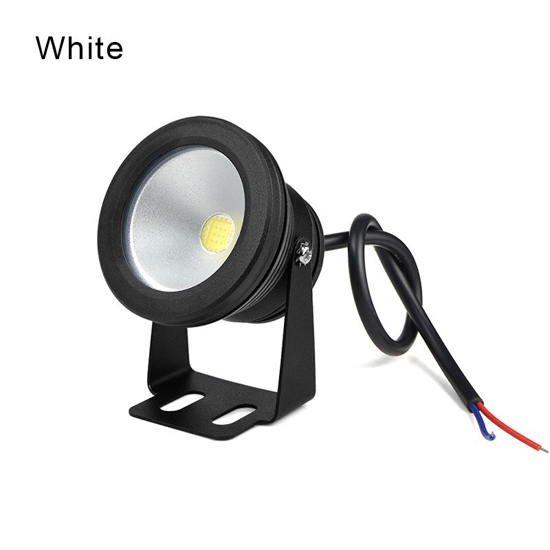 10w led zwembadspots,  ip65 onderwater aquariumlampen, 12v fonteinen, vijververlichting, rgb/wit/warm wit: Wit