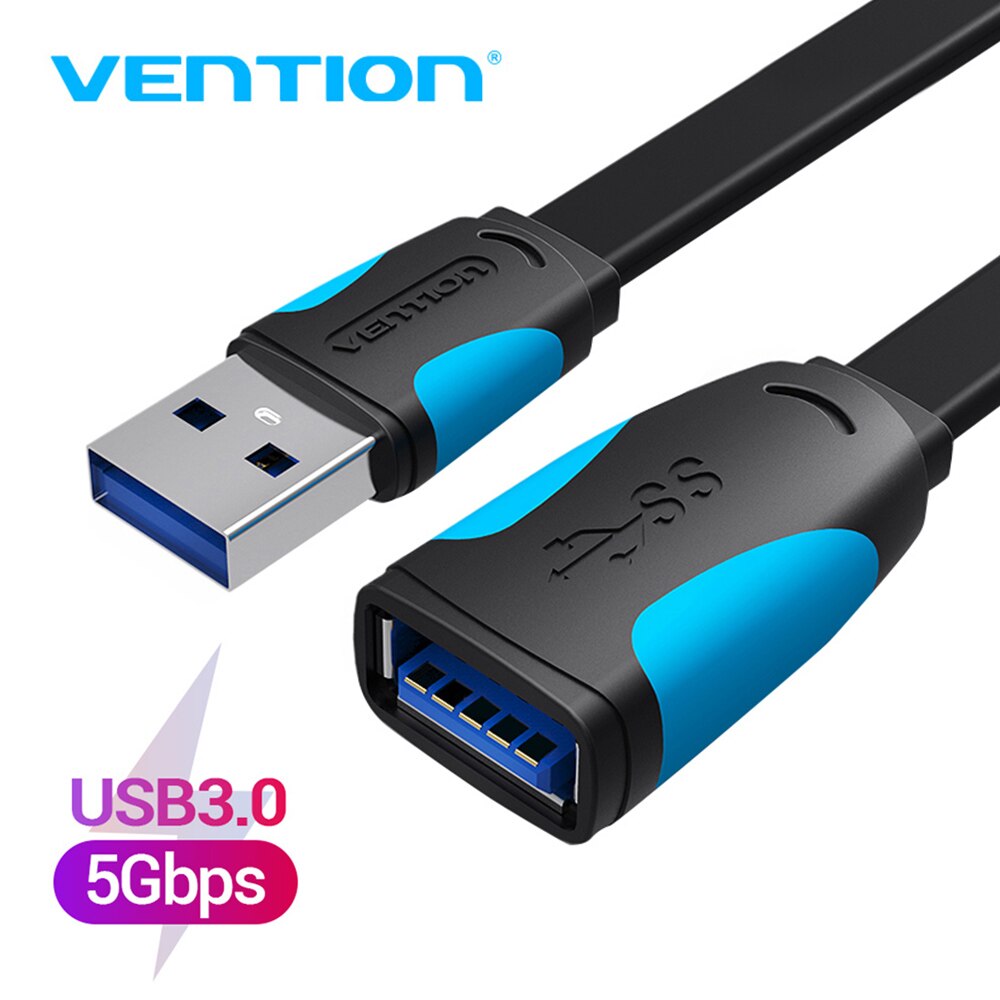 Vention USB to USB Cable USB 3.0 2.0 Male to Female Extension Cable USB 3.0 Data Cord for Smart TV PC SSD USB 2.0 Cable Extender