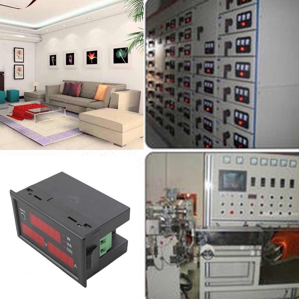 DL69-2048 Digital Multi-function Meter Voltmeter Ammeter High Stable And Durable Voltmeter Ammeter AC80-300V