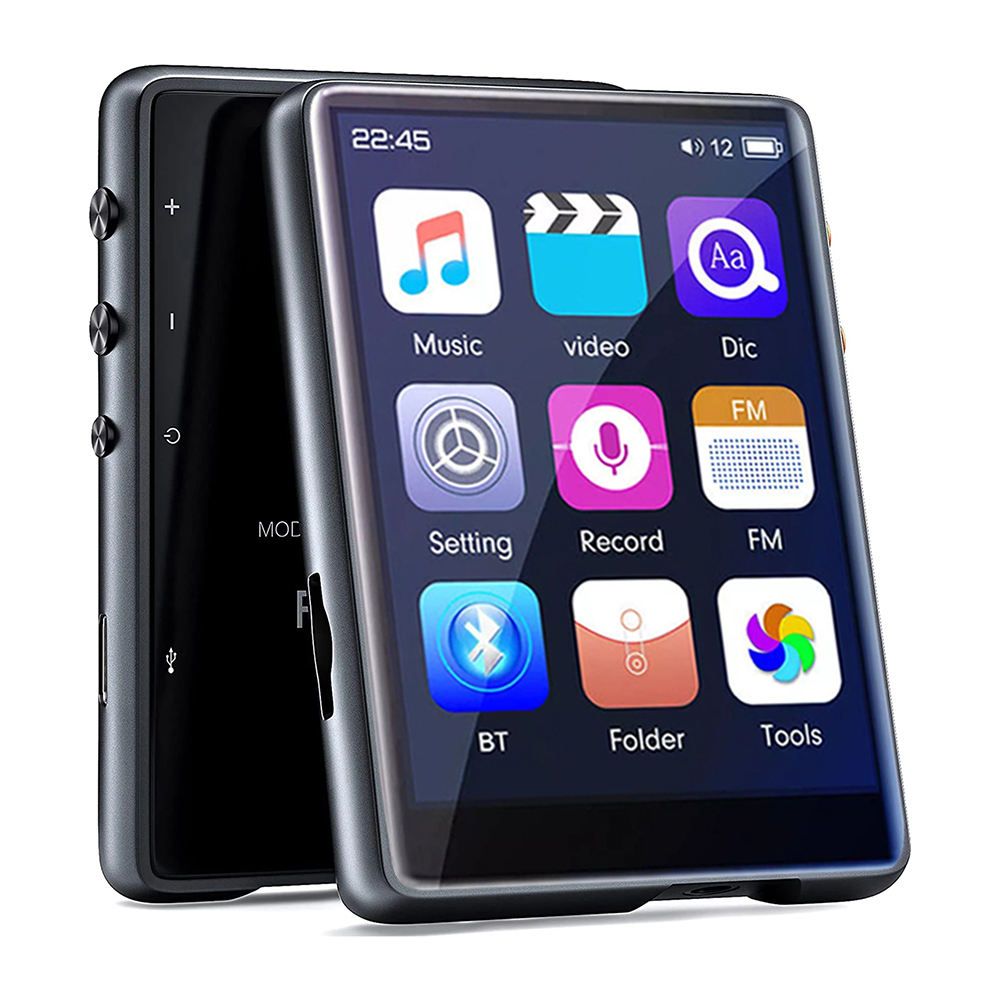 2.4-Inch Touchscreen bluetooth 5.0 MP3 Player With Speaker/FM Radio/Recorder/E-book/Picture High Fidelity Music Mlayer