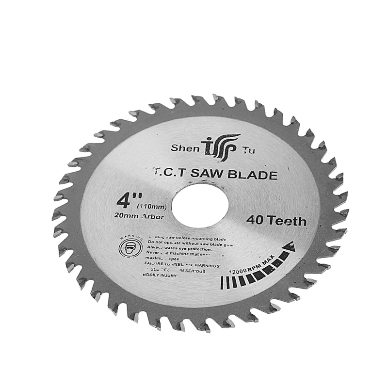 4 inch 40T Circular Sawing Blade Wood Cutting Round Discs Sawing Cutter Tools L15