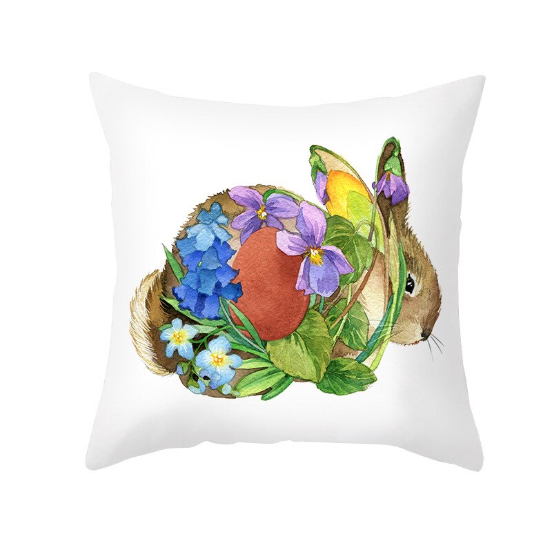 Kids Kussensloop Brief Kussenhoes 45*45 Sierkussen Covers Decor Kussens Bank Polyester Bloemen Home Decor Kussenslopen: 12