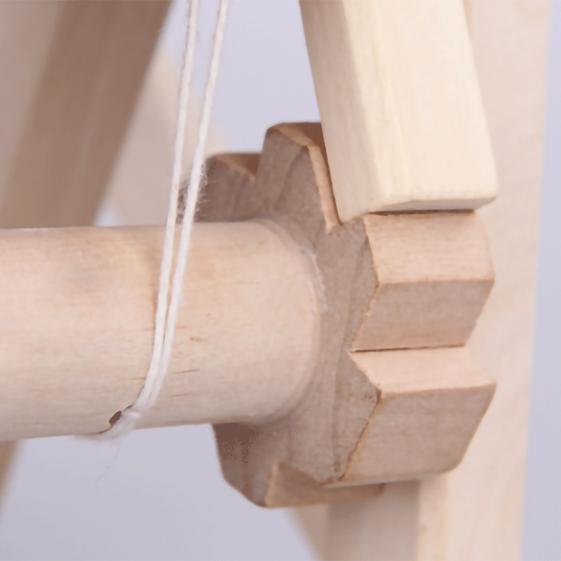 Houten Traditionele Weefgetouw Kinderen Speelgoed Ambachtelijke Educatief Houten Weven Frame Breien Machine