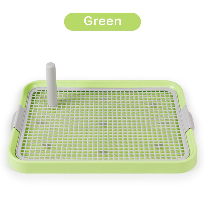 Pet Dog Training Pads Toilet For Puppies And Small Pets Square Pet Training Toilet With Tray For Small Dogs Potty Pet Supplies: Green