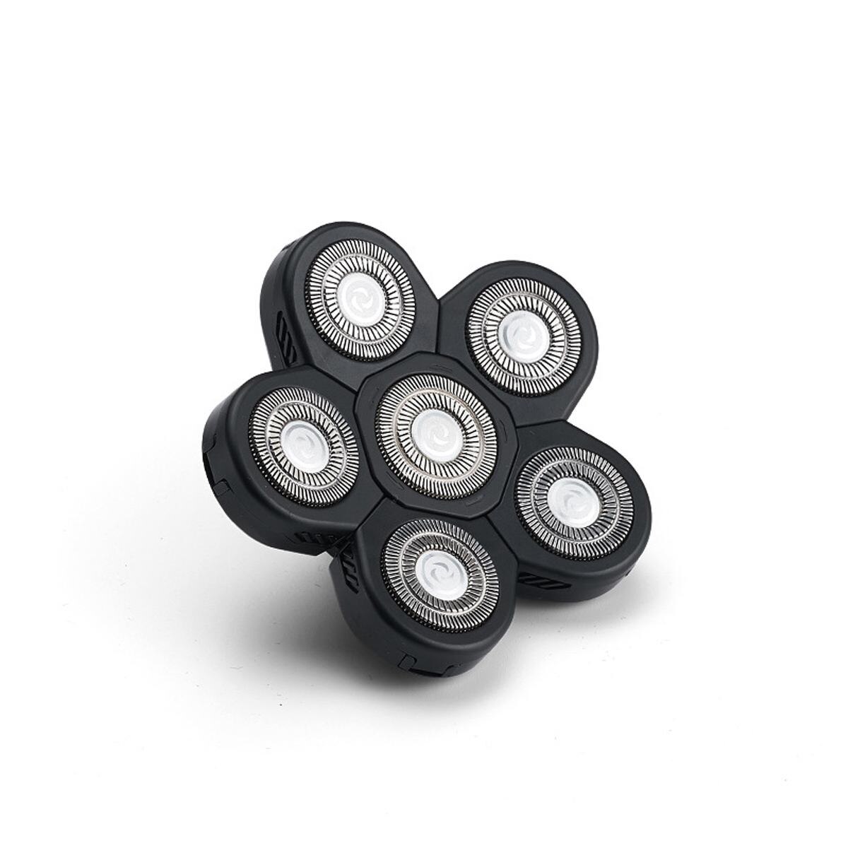 Multi Grooming Kit Digital Display Electric Shaver Hair Trimmer Beard Electric Razor Wet Dry Men Facial&Body Shaving Machine: Black Head