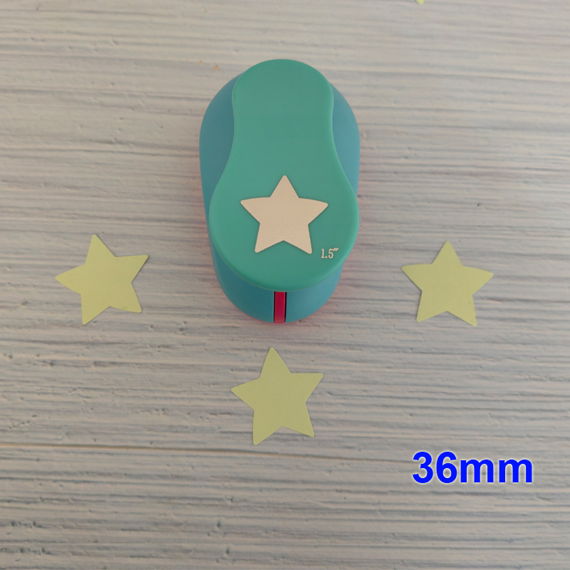 1pc 3" 2" 1.5" 1" Star Shape Craft Hole Punch Paper Cutter Scrapbooking School Puncher EVA Embossing Tool: MULTI
