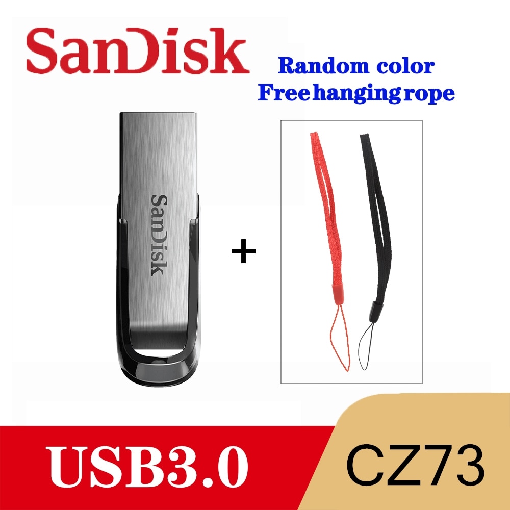 SanDisk USB 3.0 Flash Drive Disk 128GB 64GB 32GB 16GB Pen Drive Tiny Pendrive Memory Stick Storage Device Flash drive: 16GB / SD-CZ73