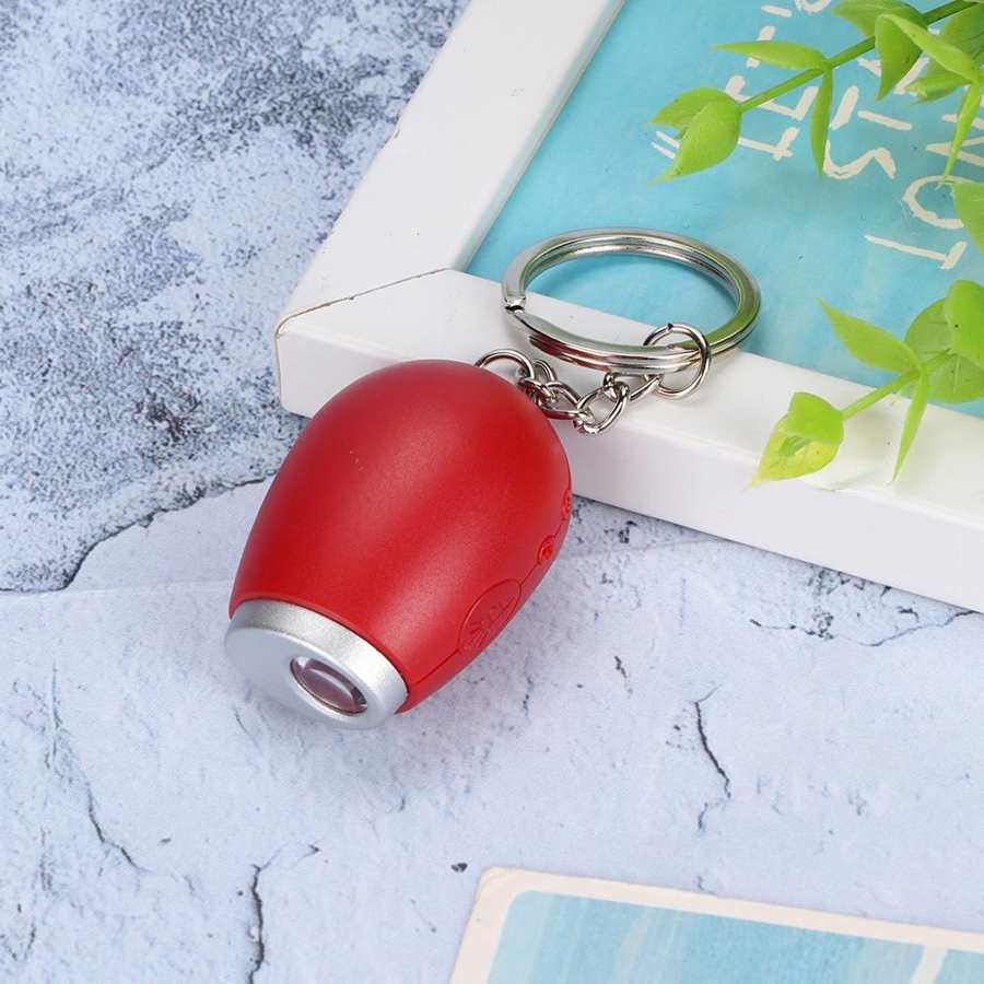 Lichtgewicht Draagbare Mini Sleutelhanger Led Beam Digitale Tijd Projectie Klok