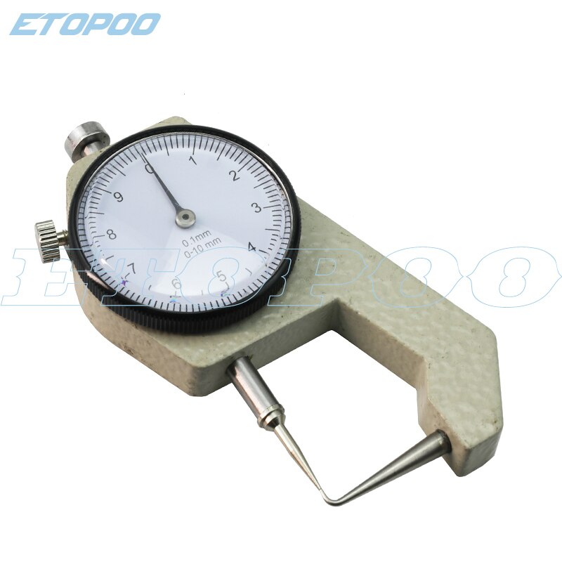 Calibrador Dental de 0-10x0,1mm con reloj de Metal, equipo de laboratorio Dental, herramientas de dentista, 1 unidad