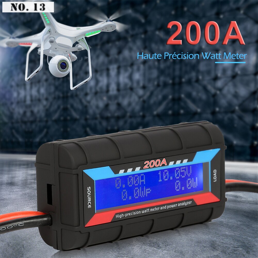 200A High Precision RC Watt Meter Power Analyzer B... – Grandado