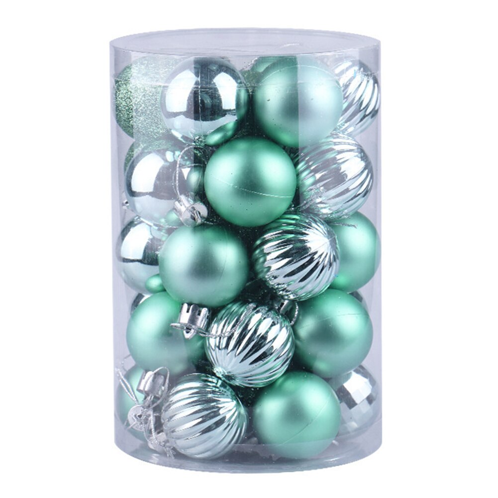 34 stuks kerstballen winkelcentrum plafond raam hangende bal ornament hanger kerstfeest kerstboomversiering