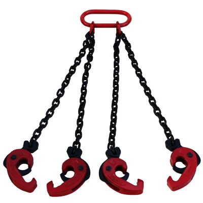 1Ton ---2TON Iron oil drum lifter, clamp plastic bucket barrel oil tank can G80 chain sling