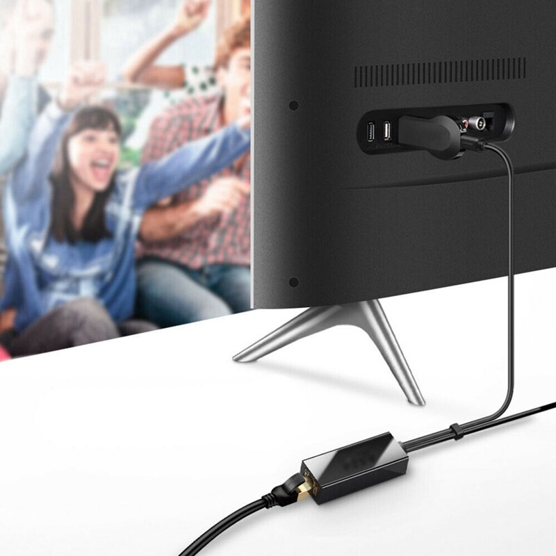 Micro-Usb Naar RJ45 Netwerkkaart 10/100 Mbps Ethernet Met Led Voor Hd Tv