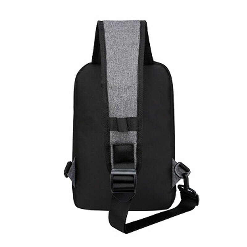 Mode tas outdoor leisure tas USB opladen borst tas schooltas sling bag schoudertas