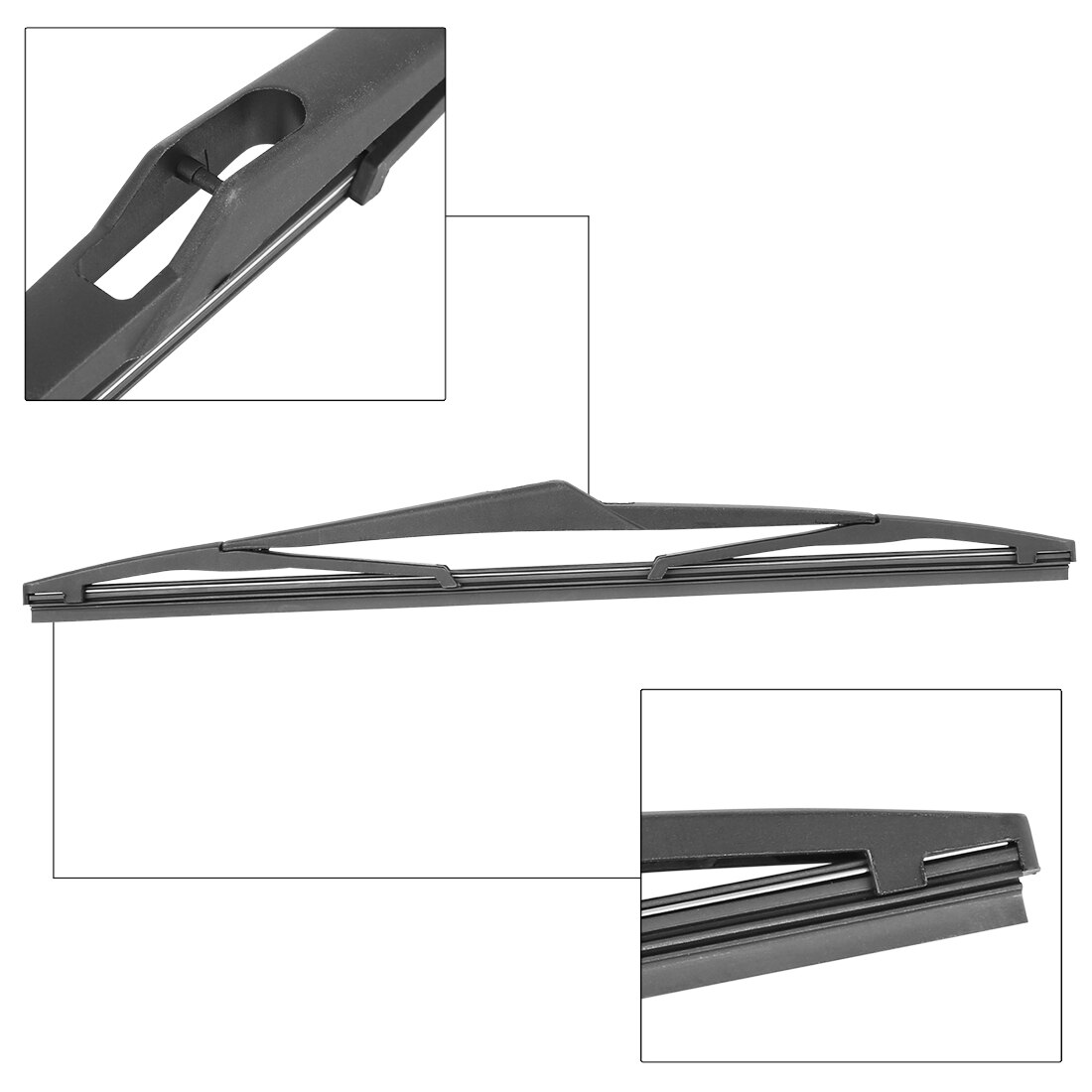 X Autohaux Rear Windshield Wiper Blade Arm Set for Ford S-Max - 330mm 13inch