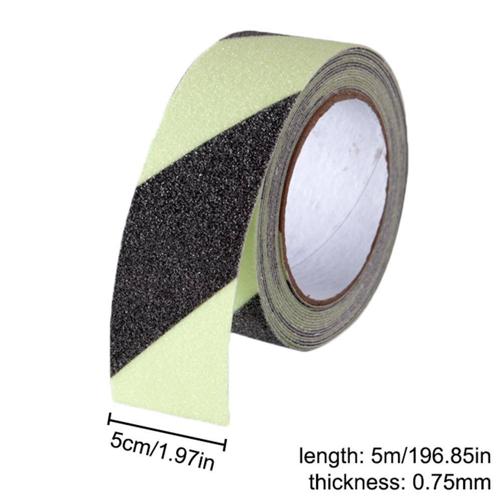 5 Cm * 5M Zelfklevende Self-Illuminating Tape Antislip Veiligheid Tape Trap Sticker Voor indoor En Outdoor Veiligheid Waarschuwing Tape