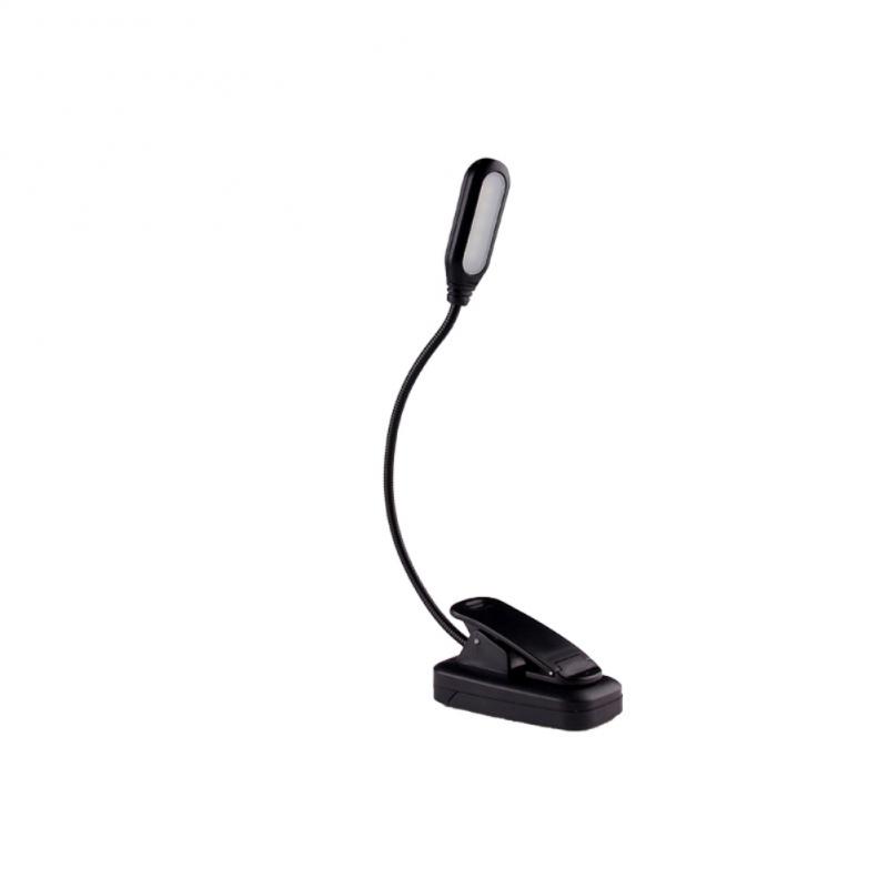 7 ledet-boklamper, usb-oppladbar leselampe, 3- nivåer, varm, kjølig hvit, dagslys, bærbar, fleksibel, enkel å feste, nattleselampe: Rgb