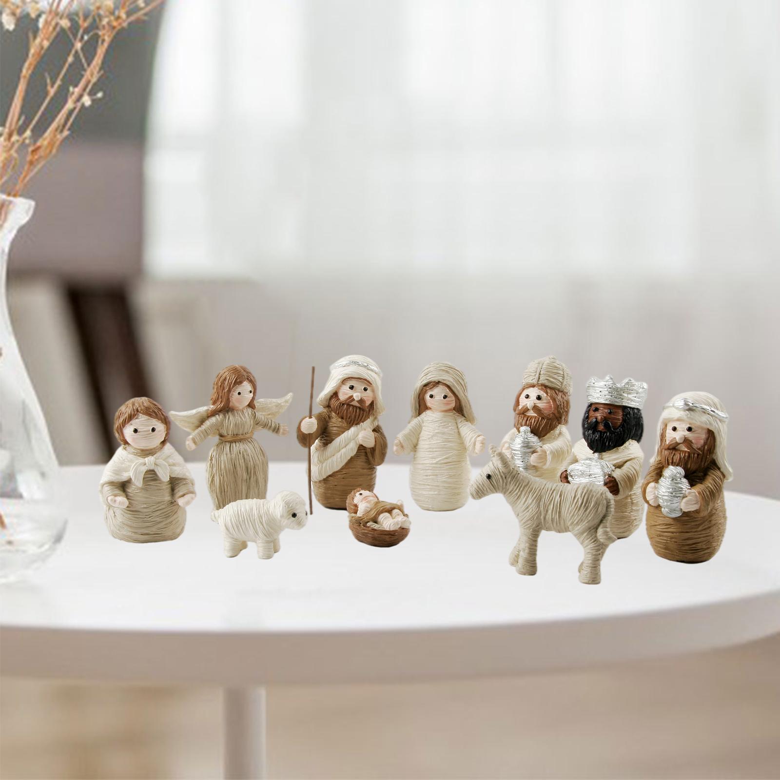 Nativity scene set collection christmas birth of j vicedeal