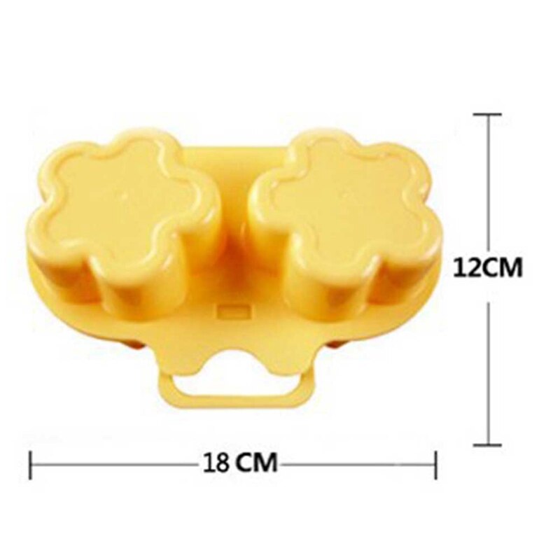 17*12*6cm elsker mikrobølgeovn egg kjele blomst formet form egg formet form gryte kjøkken matlaging verktøy