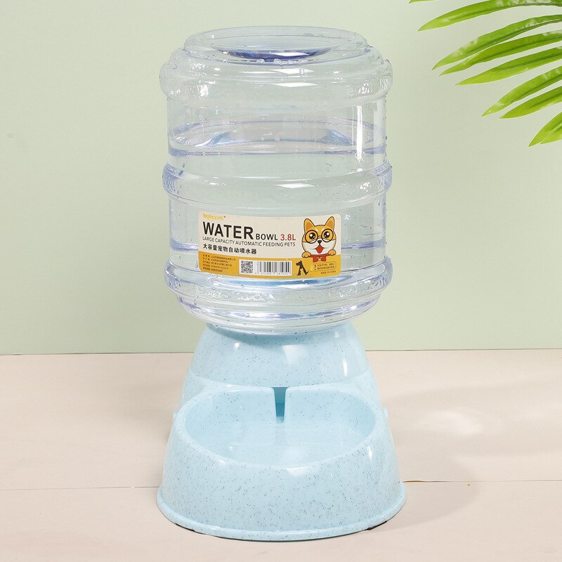 3,8 L Haustier Hund Katze Automatische Zubringer Große Kapazität Trinken Waterer Brunnen Wasser Flasche Fütterung Schalen Spender Für Katzen Hunde