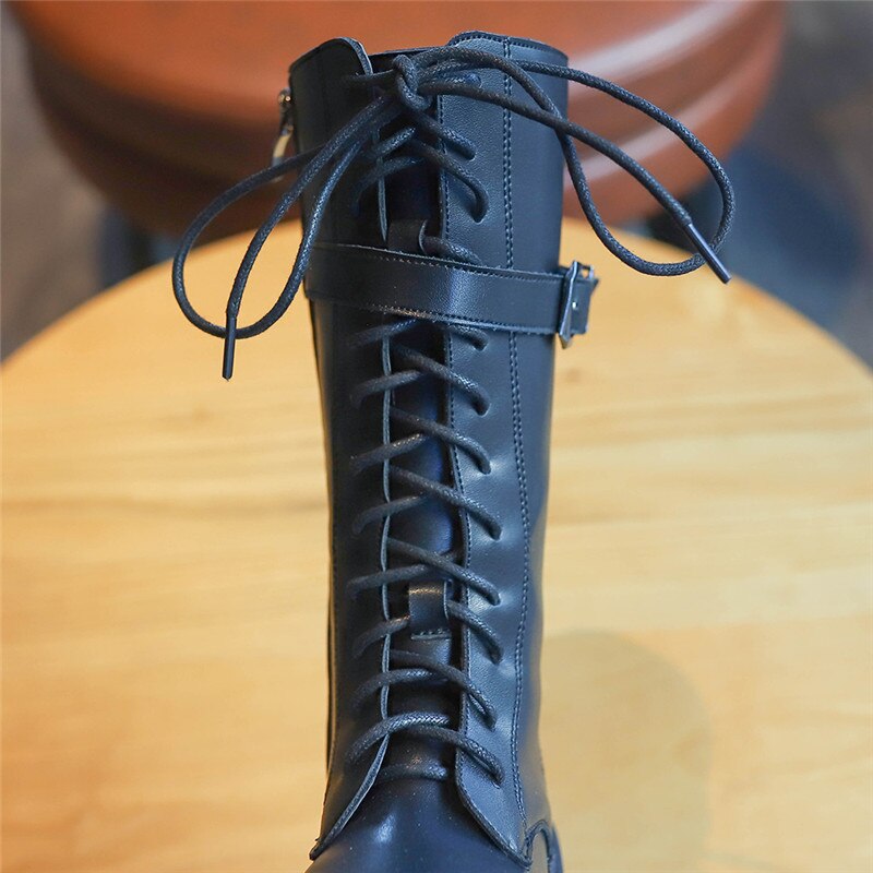 Winter Mädchen Stiefel Leder Schuhe Knie-hohe Spitze hoch Lange Stiefel Anti-Unterhose freundlicher Kleinkind Mädchen Stiefel größe 26-36 SZ158