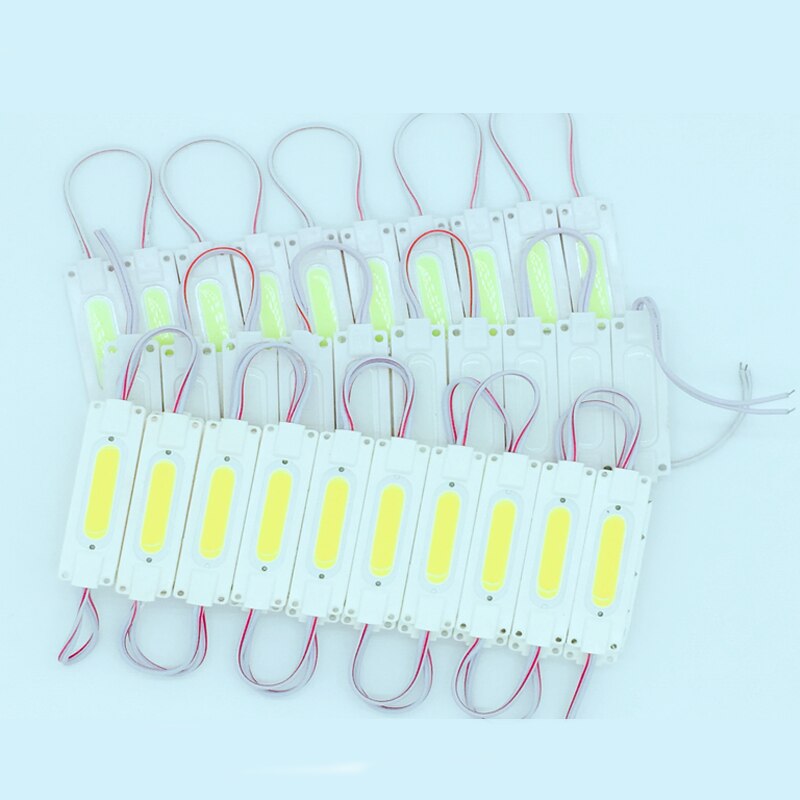 10 pcs / 2 W Storefront Window Led Injection IP65 Waterproof DC12V Led Module COB Light Advertising Light Led