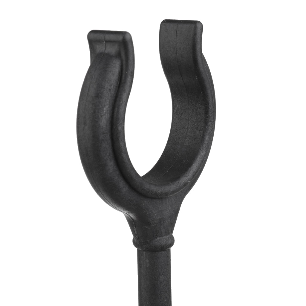 2 Pieces Black Nylon Marine Boat Dinghy Oar Lock Rowlock Horn Side Mount for Fishing Boat Dinghy Rafting Accessories