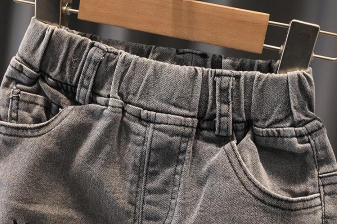 Pantaloni Casual per bambini neonate ragazzi Jeans denim pantaloni elastici per il tempo libero pantaloni in cotone per bambini per abbigliamento per bambini 2 3 4 5 6 anni