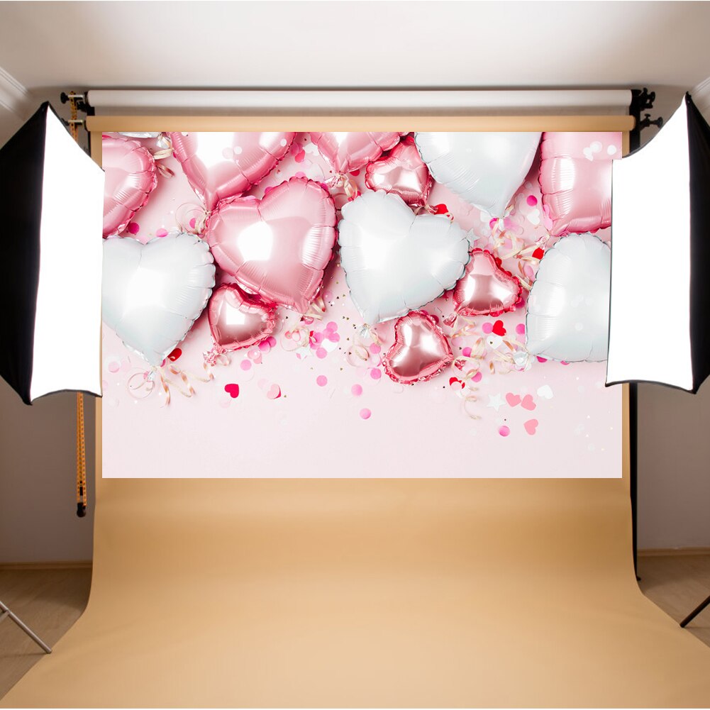 10x7ft Valentine's Day Photo Backdrop - Red Rose Wedding Photography Background