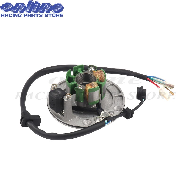 Magneto Stator 2 Pole Coil 4 Wire Flywheel Rotor Kit for ZongShen 150CC Xmotos Kaya Apollo Dirt Pit Bike Parts