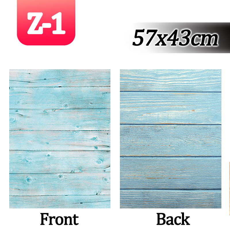 Fondos de fotografía de mármol 57*43CM 2 caras grano de madera foto fondo papel tapiz estudio productos impermeables accesorios fotográficos: Color chocolate