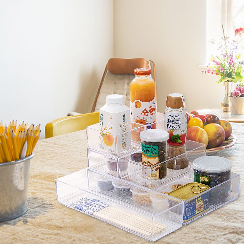 Drawer Divider Organizer Storage Box Drawer Compartment Divider Container Trays Space-saving Division Tools for Kitchen Home