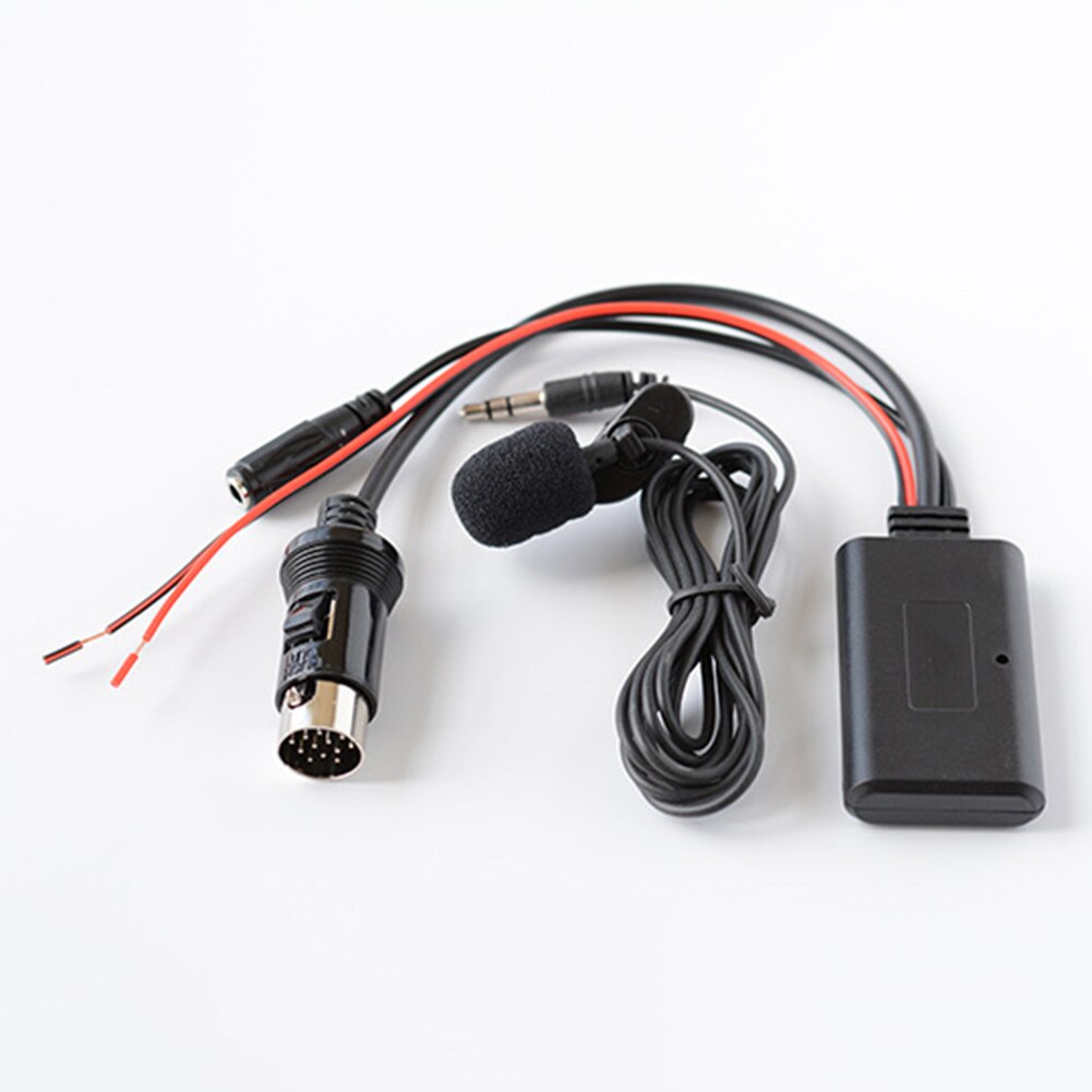 12V Voor Kenwood 13-Pin Cd Stereo Bluetooth Aux Kabel Met Microfoon Draadloze Bluetooth Muziek Auto Syling Vervangen accessoires
