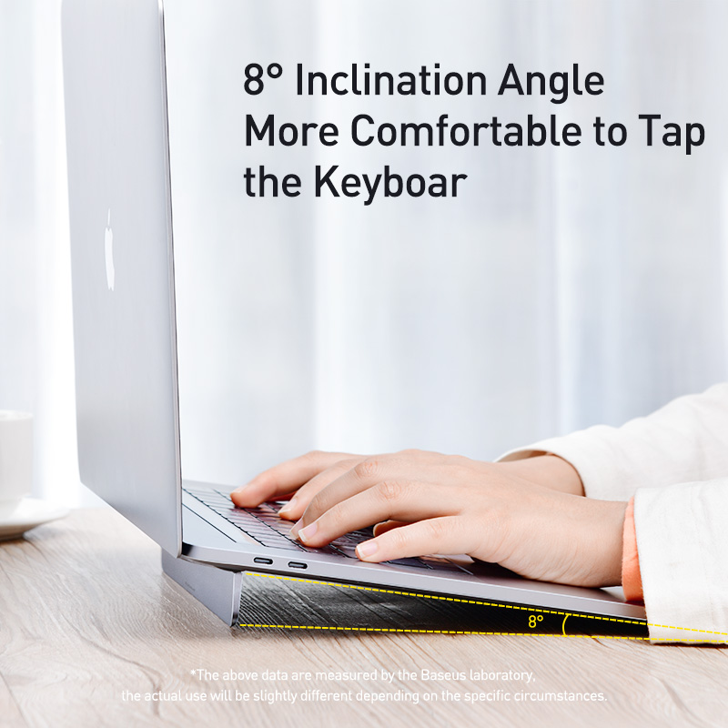 Baseus Legering Laptop Stand Opvouwbare Desktop Notebook Houder Verstelbare Bureau Laptop Stand Voor 12-17 Inch Macbook Pro Air