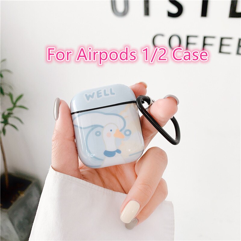 Cute Bear Earphone Case For Apple AirPods 3 2 1 Charging Box Capa For air pods Pro Cases Funny IMD Headphone Protection Covers: 2Y293-For AirPods