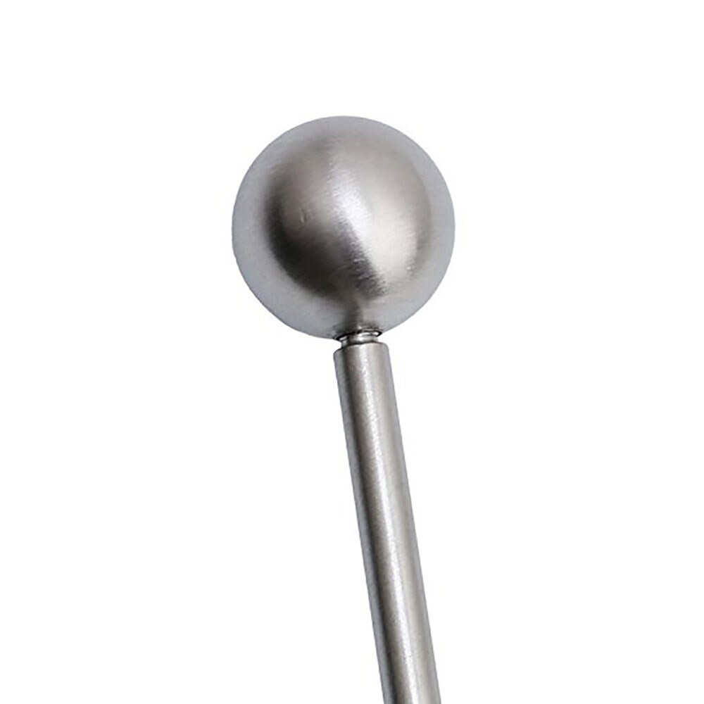 Curved Handle-stainless Steel with Round Bead Honey Spoon Honey Stirring Stick Silver Stirring Rod