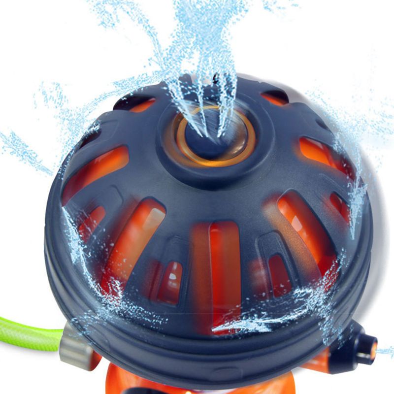 Outdoor Water Spray Sprinkler for Kids Backyard Spinning Fire Hydrant Sprinkler Toy for Toddlers Attaches to Standard Garden Hos