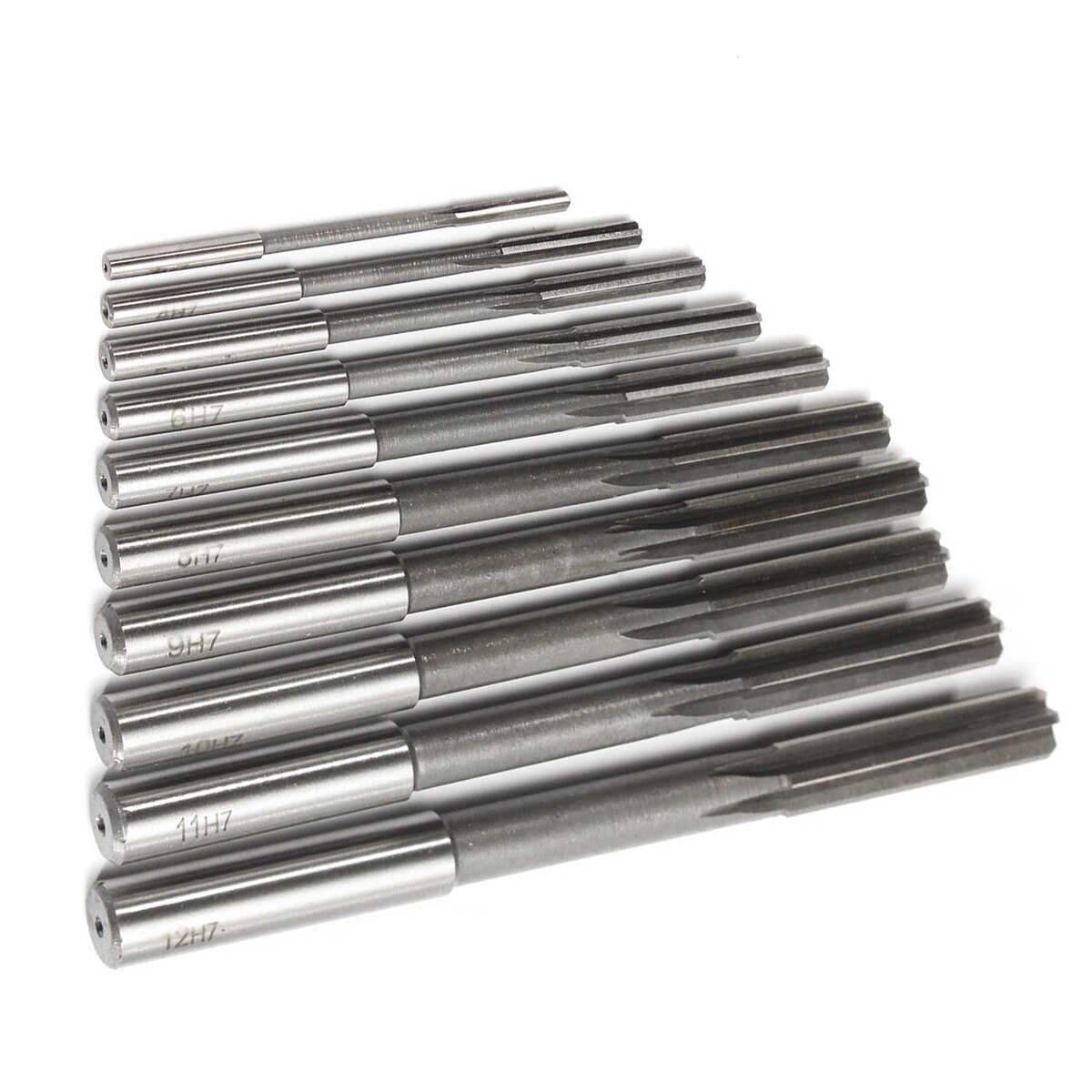 10pcs HSS H7 Rechte Shank Frezen Ruimers Set Mayitr Precisie Opspannen Machine Cutter Tool 3/4/5 /6/7/8/9/10/11/12mm
