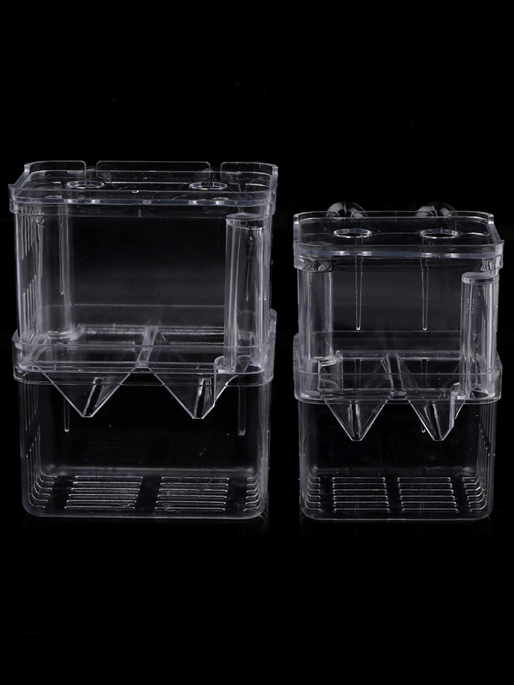 3 Soorten Acryl Clear Visteelt Isolatie Box Betta Vis Aquarium Fokker Aquarium Uitkomen Incubator Vis Huis Thuis