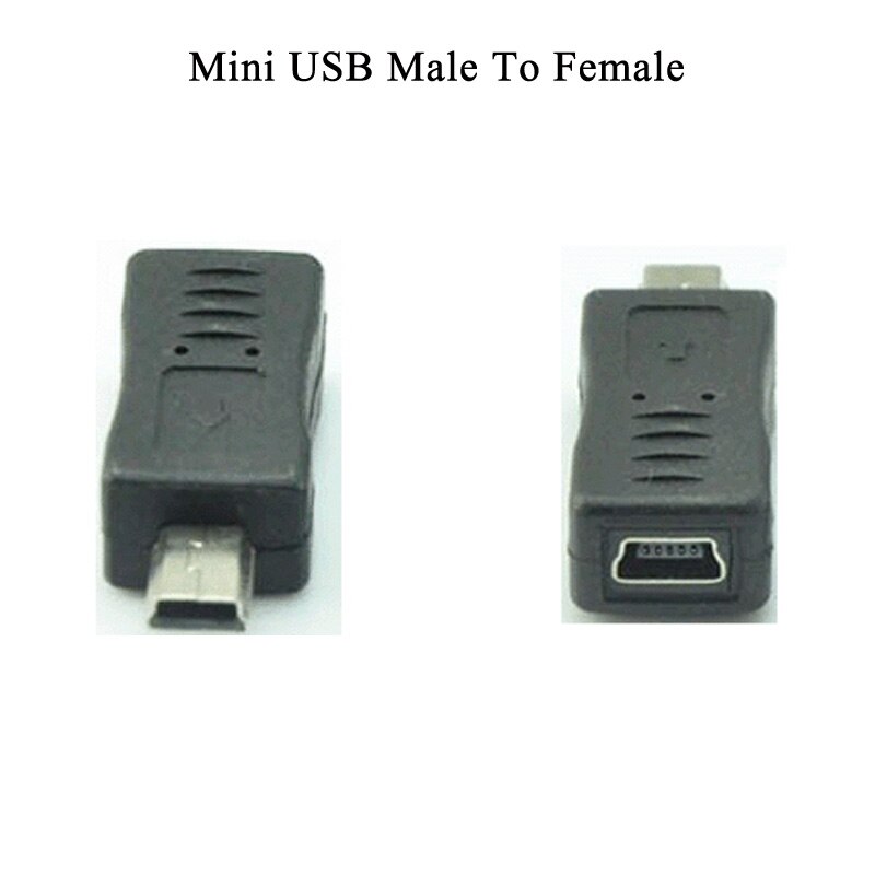 5 STKS Micro USB USB Mannelijke Vrouwelijke naar Mini USB 5 Pin Man Vrouw Plug Adapter Changer Converter Adapter: Mini F To M