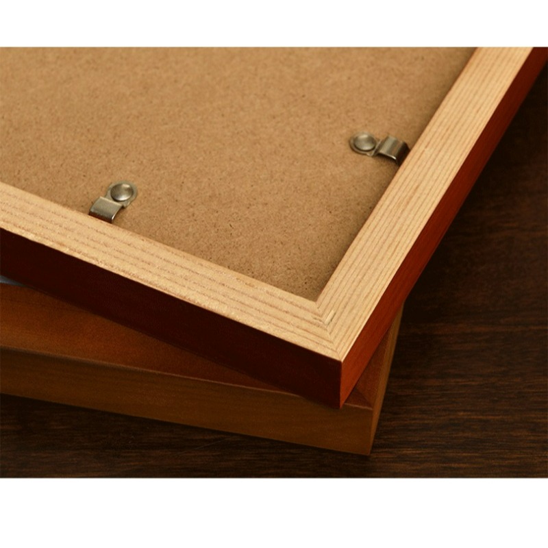 Kwadratowa rama na zdjęcia z litego drewna, ramka na zdjęcia robić montażu na ścianie, 33 38 30 35 40 45 50, 60-calowy prosty stół ekspozycyjny