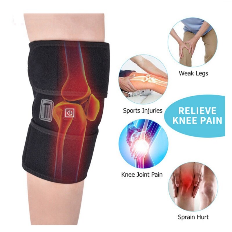 Knie Brace Ondersteuning Wrap Massager Infrarood Verwarming Therapie Artritis Krampen Pijn Letsel Herstel Knie Revalidatie