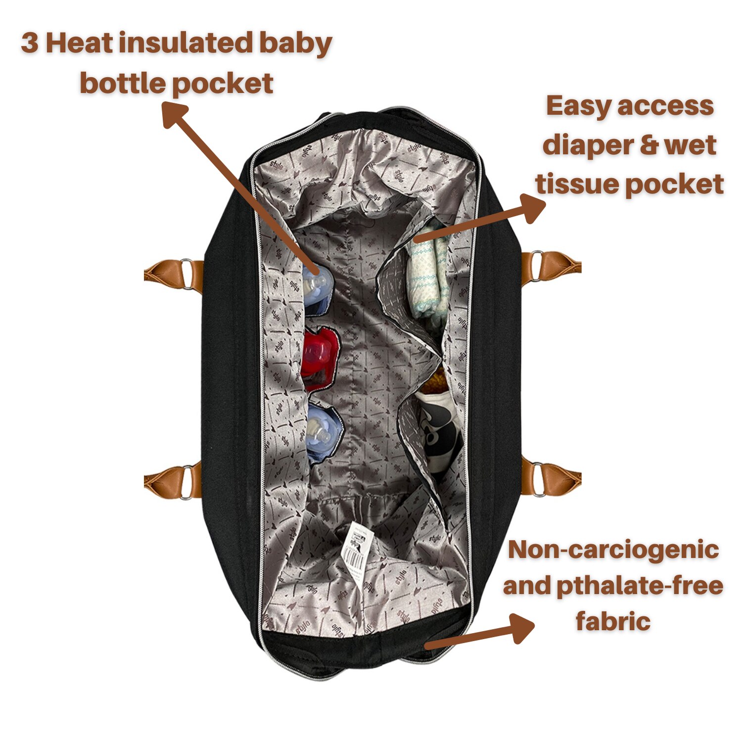 2022 Baby Tote Bag For Mothers Nappy Maternity Diaper Mommy Bag Stroller Organizer Changing Carriage Baby Care Travel Backpack