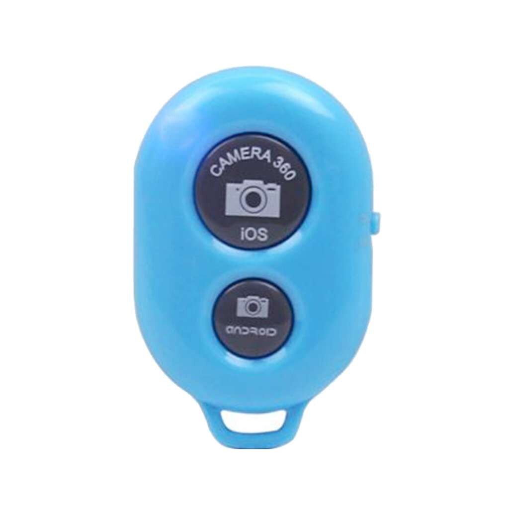 Bluetooth Phone Self Timer Selfie Stick Shutter Button Release Smart Phone Wireless Remote Control: Blue