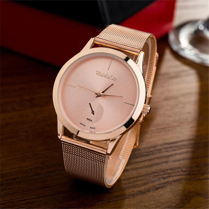 Alloy Belt Mesh Watch Unisex Women's watches Minimalist Style Quartz Watch relogio feminino saat Watches for women